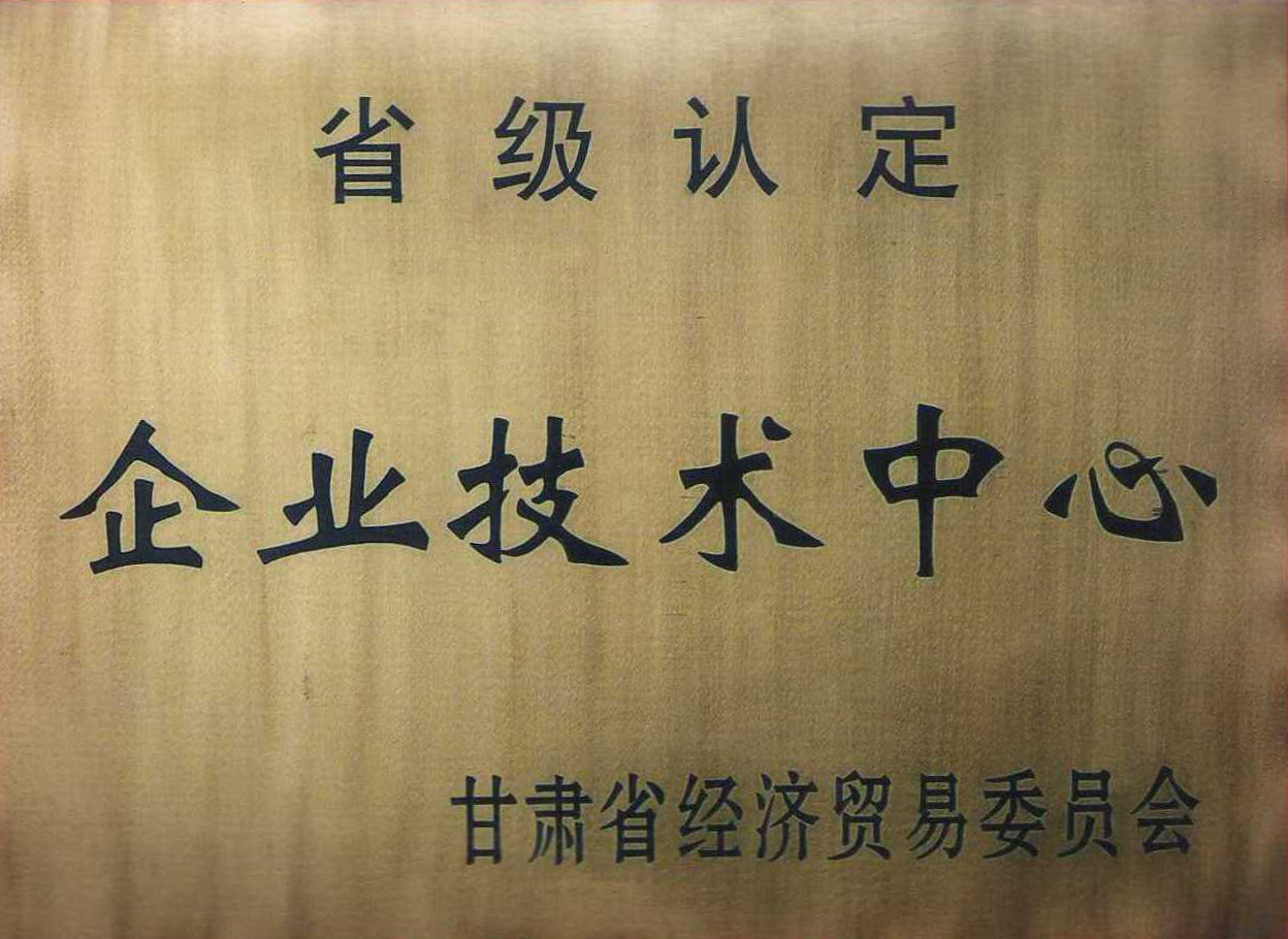 2001年企業(yè)技術(shù)中心通過省級認定